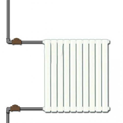 暖气片连接方式